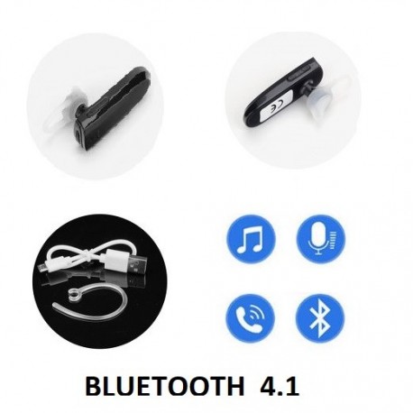 Oreillette Bluetooth 4.1 Pour Wiko View 16 go - 32 go - View XL - View PRIME et View2