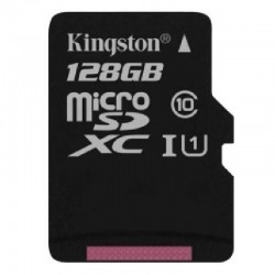 Carte Mémoire Kingston 128 GO Classe 10 Pour Samsung Galaxy Tab E